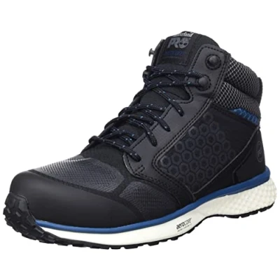 Immagine di Timberland PRO Reaxion NT FP S3, Scarpe Antinfortunistiche, Uomo, Nero/Morrocan Blue, 43 EU