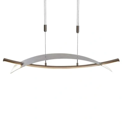 Immagine di Lucande Lampada LED a sospensione Marija, 90,5 cm, argento, metallo