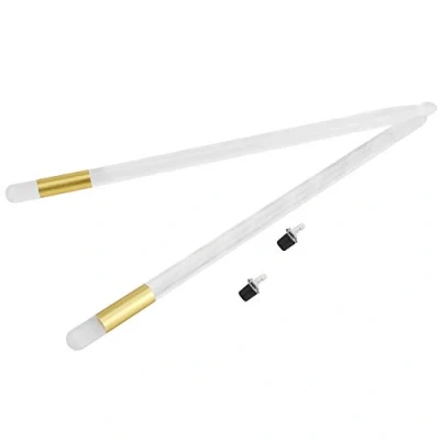 Immagine di 2 pezzi bacchette acriliche che cambiano colore LED Light Up Drum Stick luminoso Motion Adatto per eventi notturni su larga scala Notte 5A