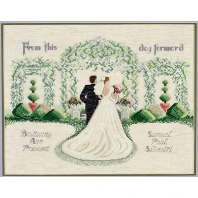 Immagine di Janlynn from This Day Forward Kit per Punto Croce contato, Cotone, Multicolore