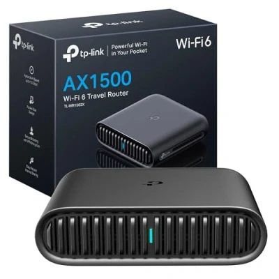 Immagine di TP Link TL WR1502X Router WiFi Portatile, AX1500Mbps DualBand, Pocket 6 per casa e viaggio, 2 Porte Gigabit, VPN WireGuard, Type C, Multimodi(Modem USB 4G/Hotspot/AP/Range Extender/Client Mode)