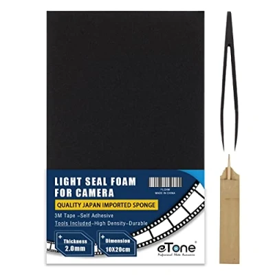 Immagine di Light Leak Proof Sponge High Density Foam Film Replacement Seal with Tongs for 120 135 Camera Large Format Accessories