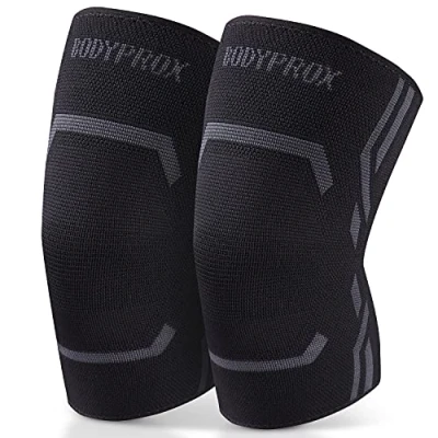 Immagine di Ginocchiera a compressione per ginocchio da uomo e donna, tutore corsa allenamento (S)
