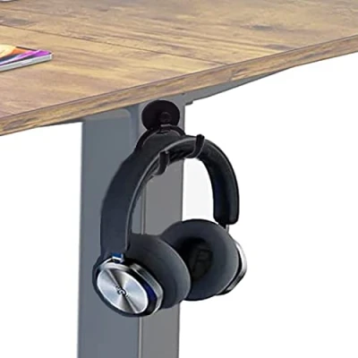 Immagine di AUXPhome supporto magnetico per cuffie fino a 1 kg, regolabile cuffie, gancio computer/cuffie da gioco, senza
