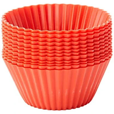 Immagine di Lékué Pirottini per Muffin, 7 cm, Set da 12, Rosso