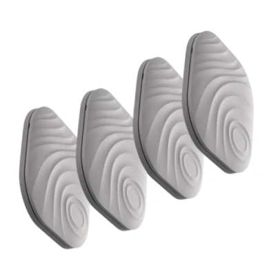 Immagine di Nutale Findthing Trova Chiavi Grigio 4PCS Con App Bluetooth, iOS e Android Community Funzione di ricerca Item Tracker Support Telecomando, Wallet Tracker, Buona idea per i tuoi oggetti persi