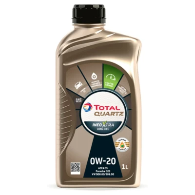 Immagine di Totalenergies Quartz Ineo Xtra Long Life 0W 20 1l Olio motore 3210201 VOLKSWAGEN: Golf 7, Polo V Hatchback, VI, AUDI: A3 Sportback, A4 B9 Avant