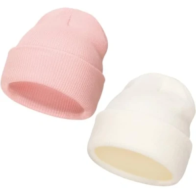 Immagine di DRESHOW Berretto Invernale da Donna Cappello Caldo Beanie Morbida Comoda in Maglia Cotone Inverno All&#039;aperto Cappelli con Polsino Elasticizzata