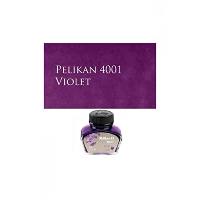 Immagine di Pelikan 311886 Inchiostro Stilografico 4001, Flacone Di Vetro Da 30 Ml, Colore Viola