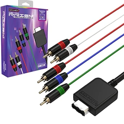 Immagine di Retro Bit Prism Component Cable for Gamecube Not Machine Specific