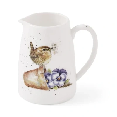 Immagine di Royal Worcester Wrendale Deigns Little Posie o crema singola 125 ml Brocca Uccello