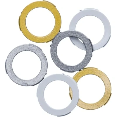 Immagine di Magura, Kit Di Coperture Per Pinza Freno, A 2 Pistoncini, Dal Ma2015 (Bianco, Oro, Argento) (Conf. = 6 Pezzi), Copertura Pinze Multicolore, U, Unisex Adult.