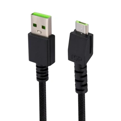 Immagine di Alphatec Sostituire il cavo di ricarica USB compatibile con Naga Pro, DeathAdder V2 Viper Ultimate, Basilisk Uitimate Mouse, sincronizzazione dati e alimentatore rete