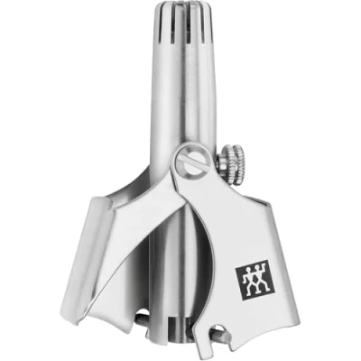 Immagine di ZWILLING Tagliapeli per naso e orecchie (rimozione sicura dei peli, lame interne, spazzola di pulizia inclusa), premium, argento, 50 mm