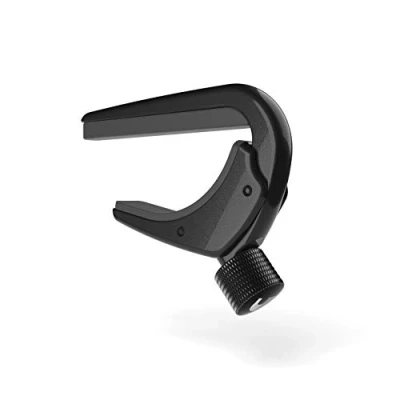 Immagine di Planet Waves PW CP 12 Capotasto mobile Capos NS, per ukulele, in alluminio, nero