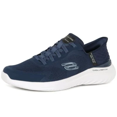 Immagine di Skechers Hands Free Slip ins Bounder 2.0 Emerged, Scarpe da Ginnastica Uomo, Marina Militare, 41 EU Larga