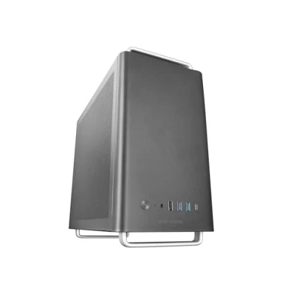Immagine di Mars Gaming MC ELITE, Case PC Micro ATX Metallo Alte Prestazioni, Design Mesh Laterale e Superiore, 3x Ventole FDB, Mini Tower Impugnature Piedini Alluminio, Supporto Doppia PSU SFX, Nero