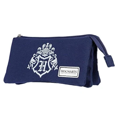 Immagine di Karactermania Harry Potter Academy Triple Large Astuccio per bambini, Taglia: One Size, Azul oscuro