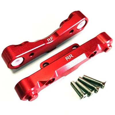 Immagine di Alluminio Sospensione Posteriore Link Mount Rosso per Armma AR330186 AR330379 (posteriore) AR330229 Infrazione criminale Kraton Limitless Mojave Outcast Notorious Senton Tailon Typhon