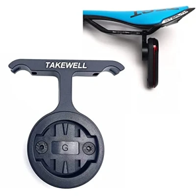 Immagine di TAKEWELL Supporto per Reggisella Sella GARMIN VARIA RTL515, Compatibile RVR315, Adatto Arco di qualsiasi Materiale: Carbonio, Alluminio, Acciaio.