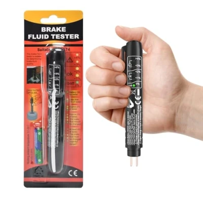 Immagine di JTENG Penna del tester liquido dei freni 5 LED mini indicatore per riparazione auto strumenti strumento di prova automobilistico veicolo