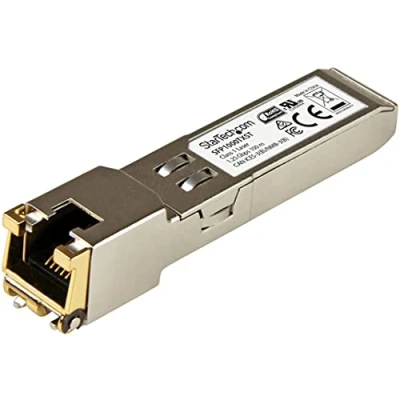 Immagine di StarTech.com Modulo Ricetrasmettitore in Rame SFP+ RJ45 Gigabit Conforme MSA, 1000Base TX, 100m