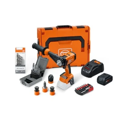 Immagine di FEIN Trapano Avvitatore a batteria ASCM 18 4 QM AS Metal Advanced Top Set, con Set di Accessori, ricaricabile (GBA V 5,0 Ah AS) e caricatore rapido (GAL 1880 CV AS).