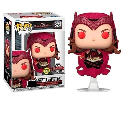 Immagine di Funko POP Marvel: WandaVision Scarlet Witch (GW) Glows in the dark Exlusive Edition fluo fluorescente Wanda