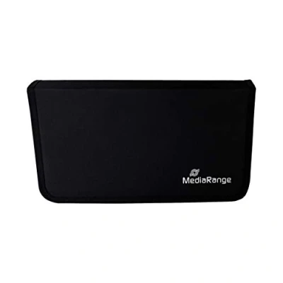 Immagine di Custodia per CD MediaRange 48 CD/DVD/Blu ray Nylon® Nero 1 pz. (L x A P) 289 49 161 mm BOX51