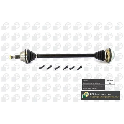 Immagine di BGA DS9625R Albero motore / Semiasse Assale anteriore Dx 807 VOLKSWAGEN: Golf 4, 4 Variant, AUDI: A3 Hatchback, SKODA: Octavia 1 Combi