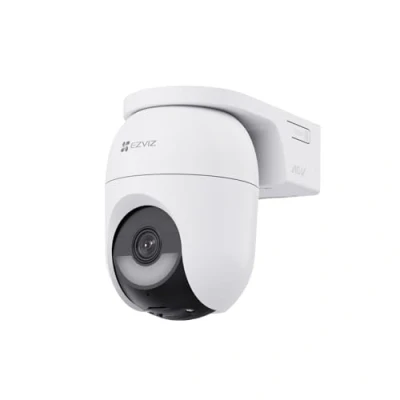Immagine di EZVIZ CB8 2K+ Telecamera WiFi Esterno Batteria, 100% Senza Fili, PTZ 360 AOV, Rilevamento di Persone/Veicoli, Visione Notturna a colori, Audio Bidirezionale, Difesa Attiva