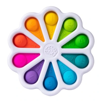 Immagine di Fat Brain Toys Dimpl Digits, Number Learning Toy for Toddlers, Early Development Toy, Educational Push and Pop Sensory Babies, Colourful Boys Girls Aged 2 Years Older