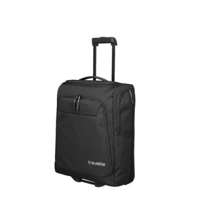 Immagine di travelite trolley da viaggio con ruote piccolo, KICK OFF, pratico bagaglio a mano per vacanze e sport, 55 cm, 44 litri