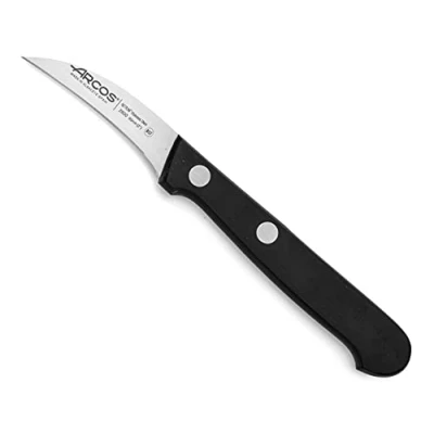 Immagine di Arcos Serie Universal Spelucchino Coltello per sbucciare Lama Acciaio Inossidabile Nitrum 60 mm Manico Polioxymetilene (Pom) Colore Nero