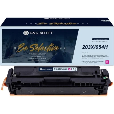 Immagine di G&amp;G Toner sostituisce HP 203X Compatibile Magenta CF543X/Cartridge 054H GS HCF543X(U)
