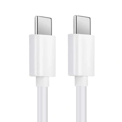 Immagine di CELLONIC® Cavo USB del Tipo C Type Compatibile con LG G5, G6, G7, G7 ThinQ, G8 G8S K30 3A (PD 60W) Cavetto per Telefono Smartphone 1m in PVC Bianco Cellulare
