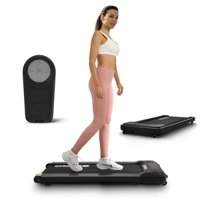 Immagine di ZIPRO YOUGO Mini Tapis Roulant per Casa e Ufficio Velocità 1 6 km/h, Walking Pad Compatto fino a 100kg, Pieghevole con Telecomando Bluetooth, Ammortizzazione, Sotto la Scrivania