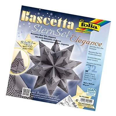 Immagine di Folia, Set per Stella Fai da Te Bascetta, di Colore Blu, codice Articolo 836/3030, Cartone, Anthrazit, 19,5 x cm
