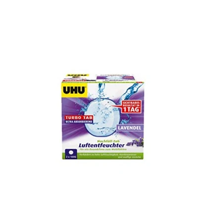 Immagine di UHU Deumidificatore Ambiance Ricariche Combatte umidità e muffa in ambienti abitativi 2x100 g con profumo di lavanda