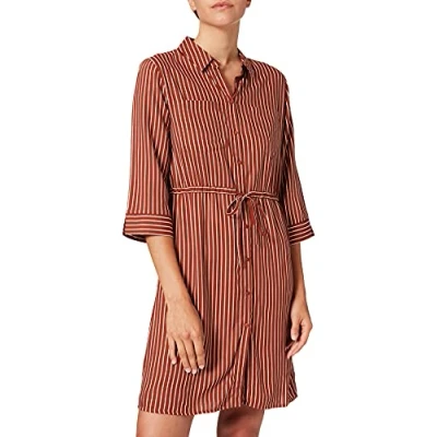 Immagine di ONLY Onltamari Abito a camicia, Donna, Taglia: 44, Tortoise shell/cloud dancer