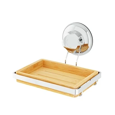 Immagine di Compactor Portasapone ventosa Argento 14.6 x 12.6 H.10.5 cm