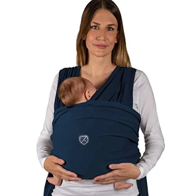 Immagine di Koala Babycare Fascia neonato porta bebè Cuddle Band 2.0 Ancora più Resistente per neonati in cotone organico testata fino a 15 kg Facilmente Regolabile e Unisex