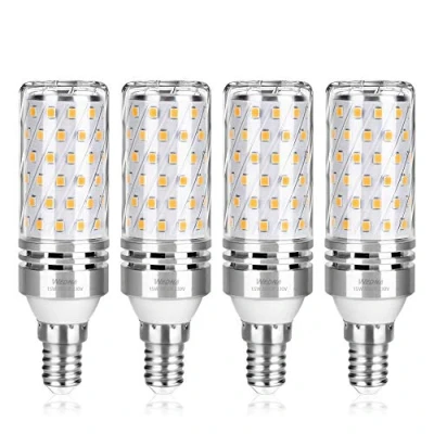 Immagine di Wedna lampadine LED di mais, E14 15 W, Luce Bianca Calda 3000K, 1700LM, 120W equivalenti a incandescenza, Non Dimmerabile, Risparmio Energetico Mais Lampadina 4 Pezzi