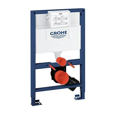 Immagine di Grohe 38526000 Rapid SL Modulo con Cassetta WC Ad Incasso per Vaso Sospeso Altezza Installazione 0,82M, Cromo, 0,82 m
