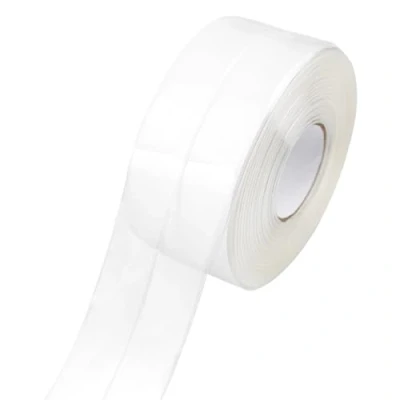 Immagine di KMKANPO 1 Rotoli 38mm x 3.2m nastro sigillante impermeabile,Sigillante Autoadesivo Nastro,nastro doccia,Antimuffa,per Cucina,Bagno,Toilette(trasparente)