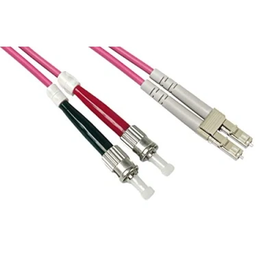 Immagine di LINK LKLCST4502 Cavo Fibra Ottica LC A ST MULTIMODE Duplex OM4 50/125 MT.2
