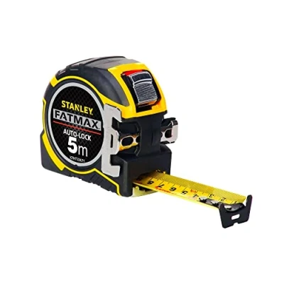 Immagine di STANLEY FATMAX, Flessometro Autolock nastro 5m larghezza mm 32. SFMCV002B XJ