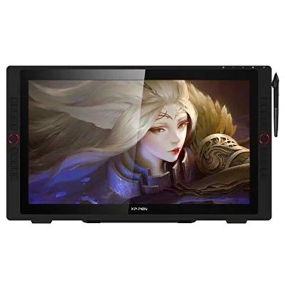 Immagine di XP PEN Artist 24 Pro Tablet Graphqiue a schermo 2K QHD da 23,8&quot;, pennino passivo 8192 livelli, connessione USB C compatibile con Windows/Mac/Android