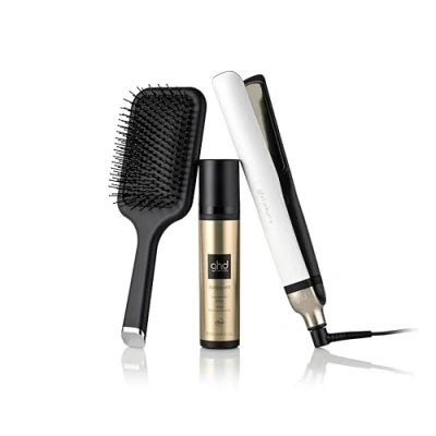 Immagine di Set ghd Platinum+ Piastra intelligente e professionale con Bodyguard spazzola The all Rounder