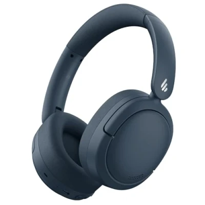 Immagine di Edifier V80 Cuffie ibride con cancellazione attiva del rumore, auricolari Bluetooth over ear realmente wireless connessione multipoint audio Hi Res per 45 ore di riproduzione blu navy